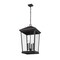 Z-Lite Beacon 4 Light Outdoor Chain Mount Ceiling Fixture, Black & Clear Beveled 568CHXXL-BK - alternate 2